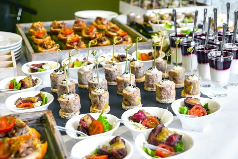 L'apéritif dînatoire de la première soirée