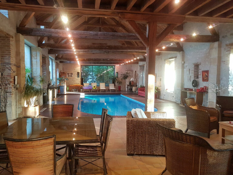 Le gîte qui accueille les participants