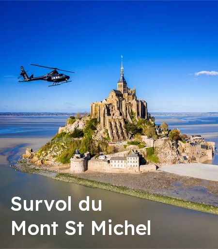 Survol du Mont Saint-Michel